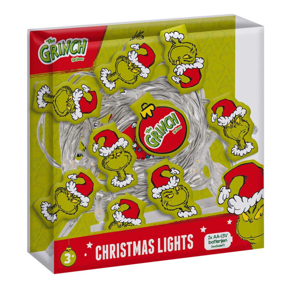 Novogodišnje dekorativne lampice GRINCH 1,95m 