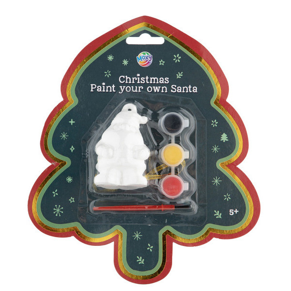 Novogodišnji kreativni set OBOJI DEDA MRAZA 8cm 