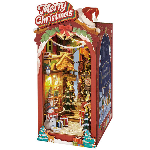 Novogodišnje 3D puzzle BOŽIĆNO SOKAČE Book Nook 