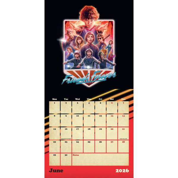 Kalendar 2026 STRANGER THINGS 