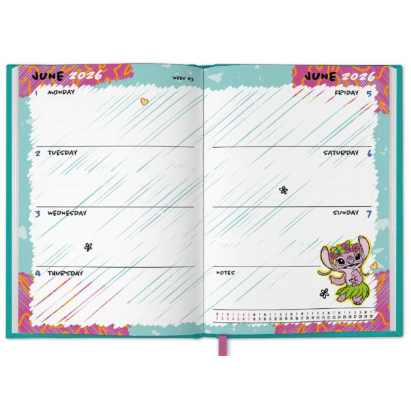 STITCH dnevnik A5 2026 