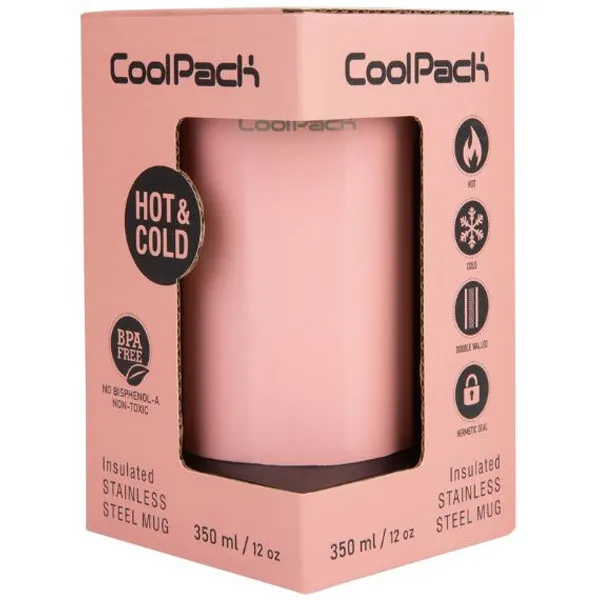 COOLPACK termo šolja PINK 350ml 
