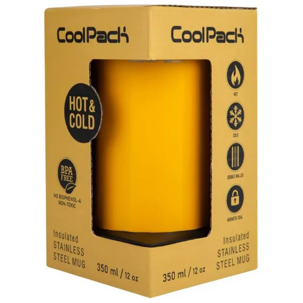 COOLPACK termo šolja MUSTARD 350ml 