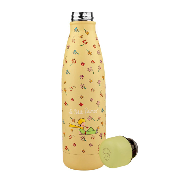 Metalna flašica za vodu 500ml THE LITTLE PRINCE - WILDFLOWER GARDEN 