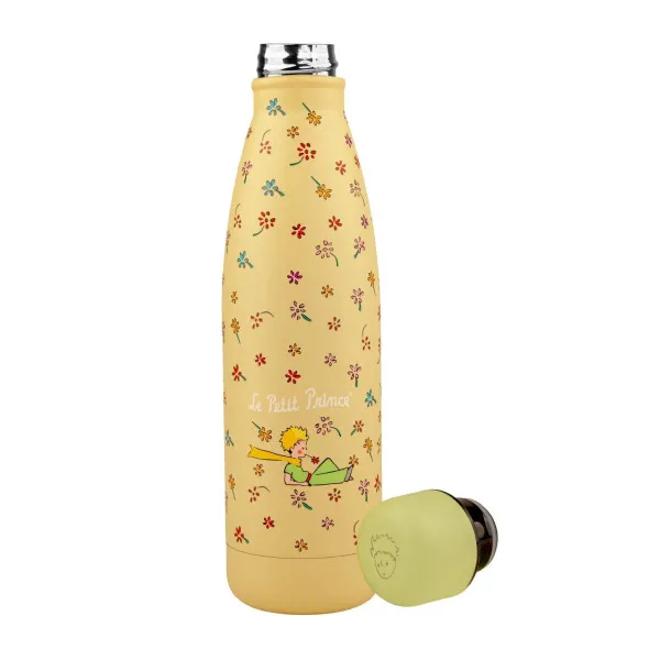 Metalna flašica za vodu 500ml THE LITTLE PRINCE - WILDFLOWER GARDEN 