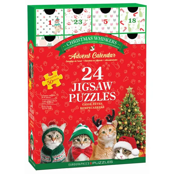 Advent kalendar - puzzle CHRISTMAS WHISKERS 