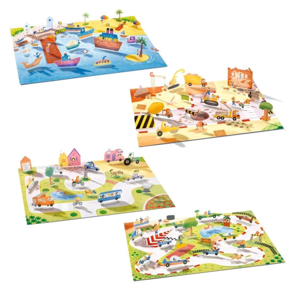 Igra sa nalepnicama VOZILA 