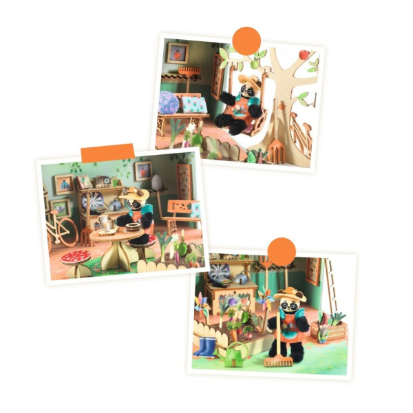 Kućica za igranje - PANDA OLIVE 