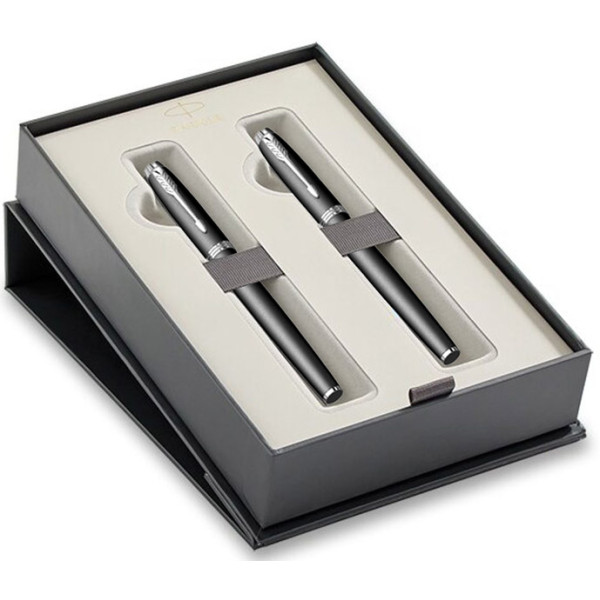 PARKER poklon set Royal IM Black CT Nalivpero + Roler 