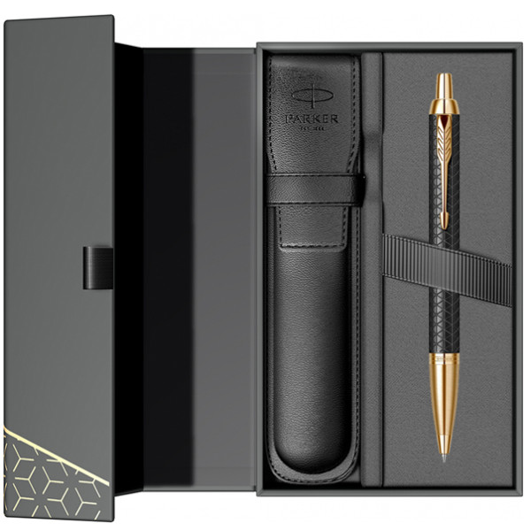 PARKER poklon set Royal IM Premium Black GT  Hemijska+Futrola 