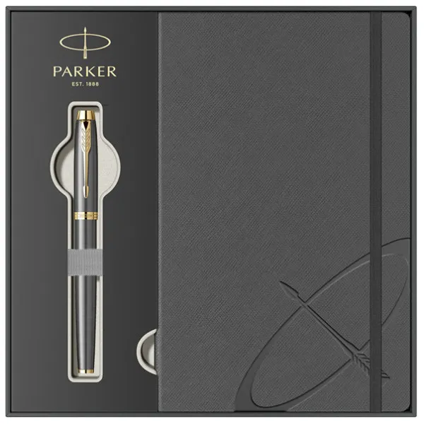 PARKET poklon set Royal Im Grey GT Roler + Notes 