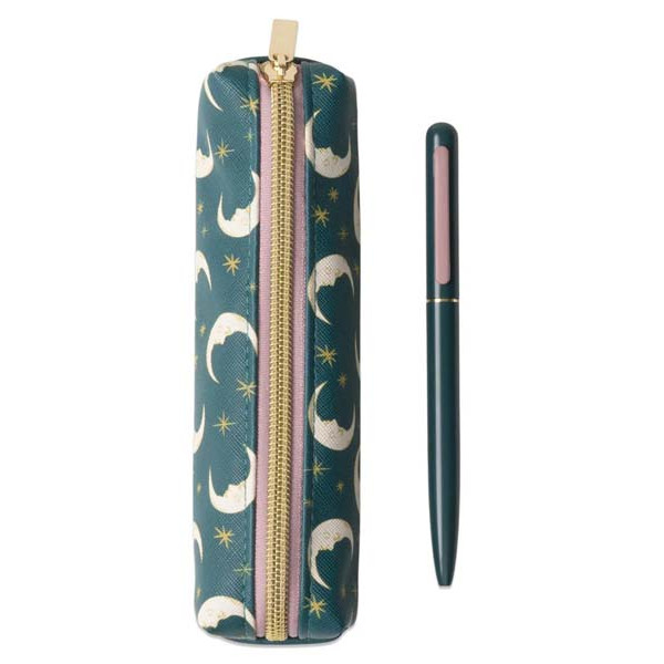 Poklon set olovka i futrola TEAL MOON 