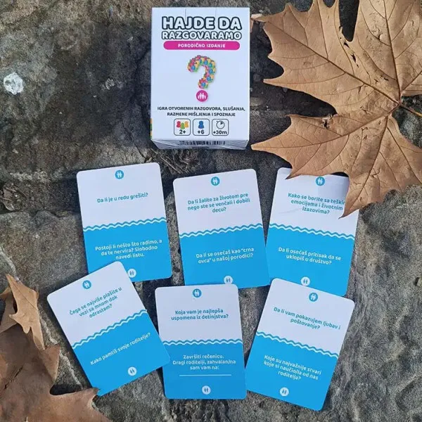 Društvena igra HAJDE DA RAZGOVARAMO  Porodično Izdanje 