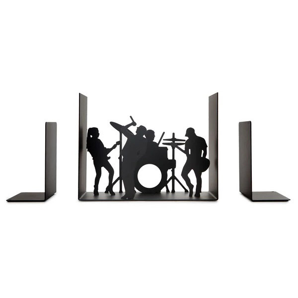 Držač za knjige BEND crni 