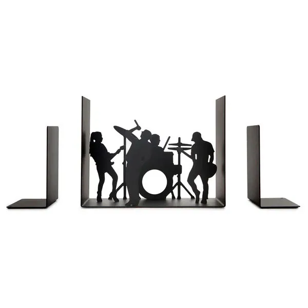 Držač za knjige BEND crni 