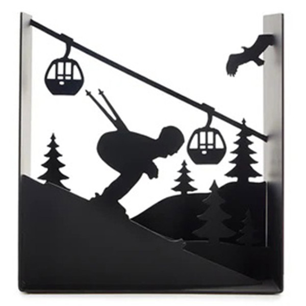 Držač za knjige SKI RUN crni 