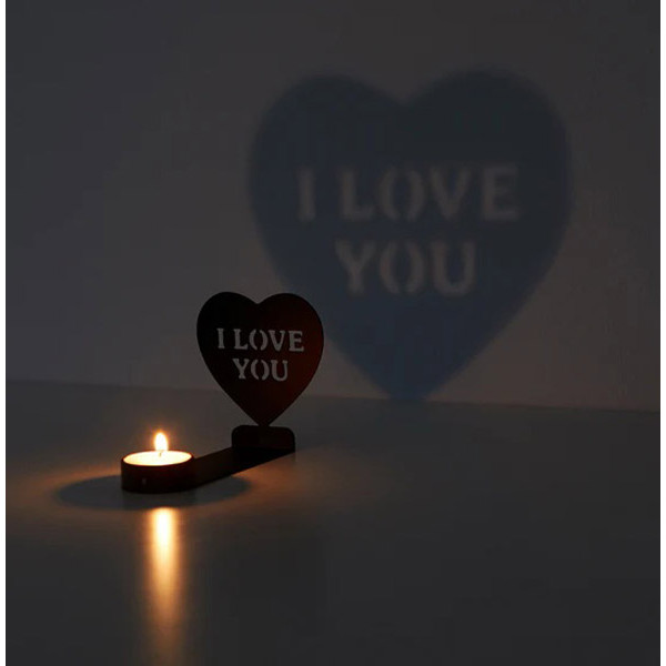 Svećnjak MOODS - crni 