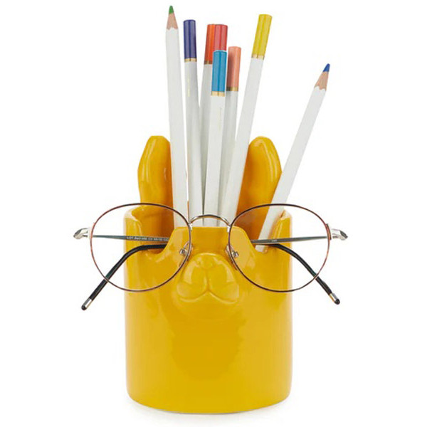 Držač za olovke i naočare NOSY BUDDY DOG - ŽUTI 