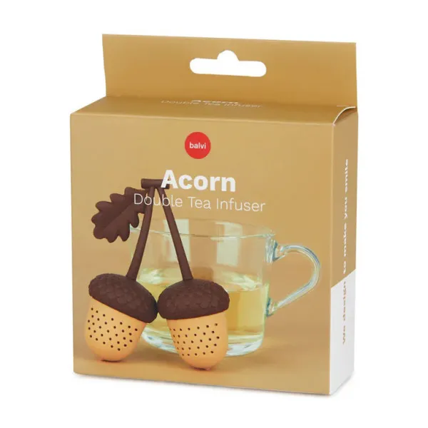 Dupli silikonski infuzer za čaj ŽIR 