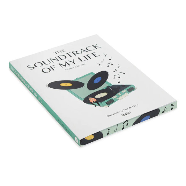 Notes A5 THE SOUNDTRACK OF MY LIFE, 192 stranica na linije 