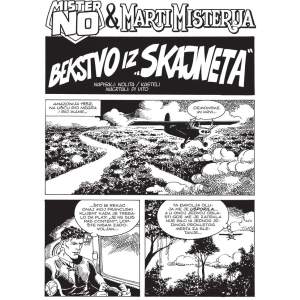 ZLATNA SERIJA 61 (KOR B) Mister No i Marti Misterija Bekstvo iz „Skajneta” 