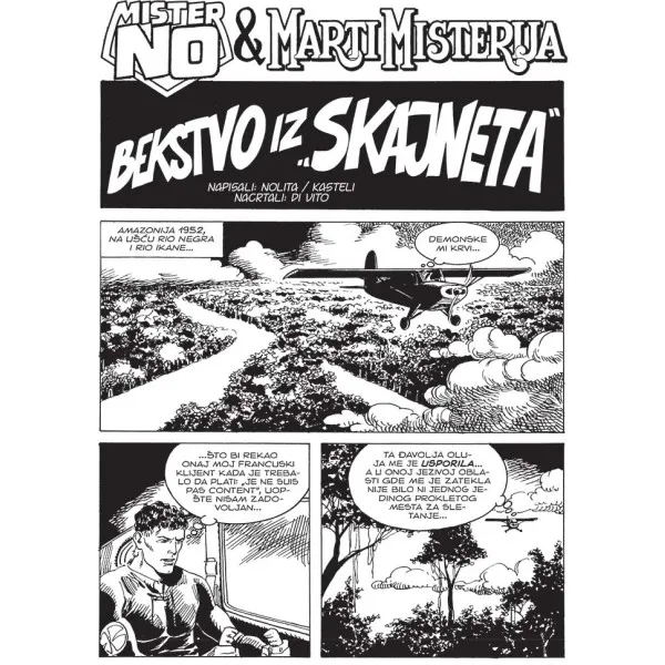 ZLATNA SERIJA 61 (KOR B) Mister No i Marti Misterija Bekstvo iz „Skajneta” 
