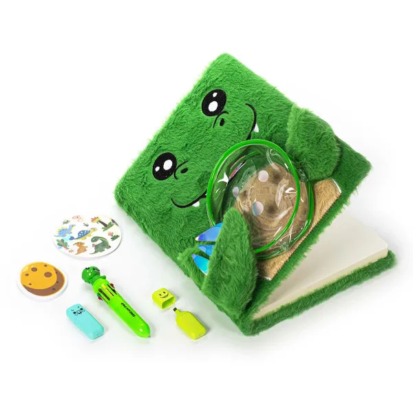 Plišani notes sa priborom DREAMPOP Dinosaurus 