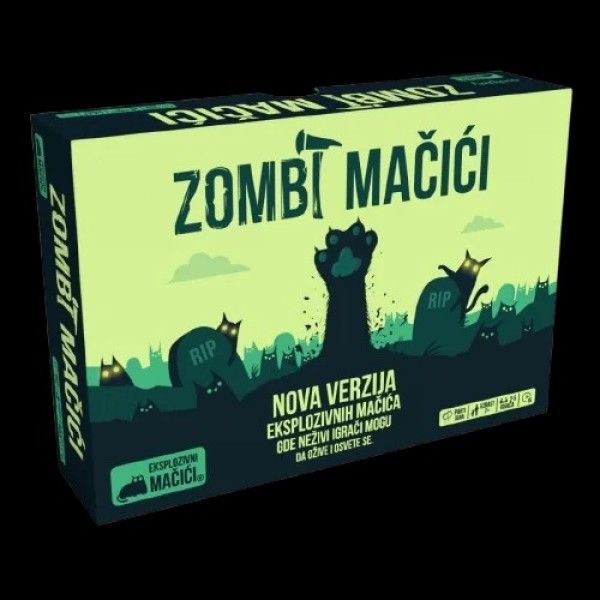 Društvena igra ZOMBI MAČIĆI 
