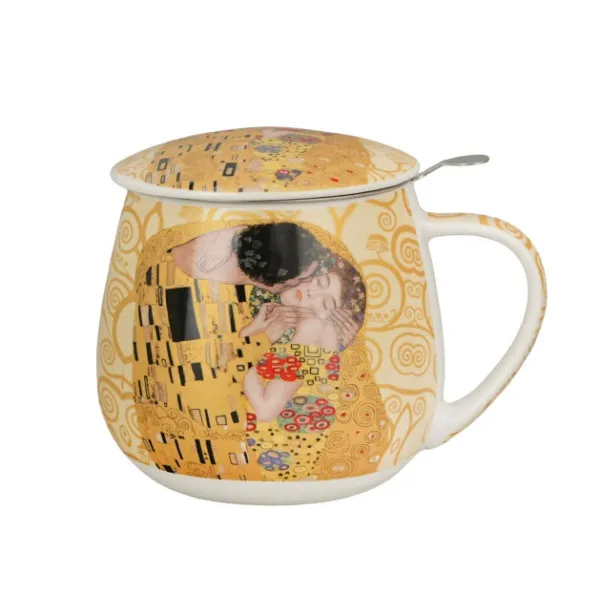 Šolja sa infuzerom KLIMT - THE KISS 430 ml 