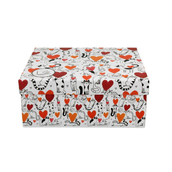 Dve šoljice sa tanjirićima CAT’S WORLD - HEARTS 230 ml 