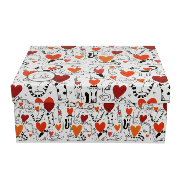 Dve šoljice sa tanjirićima CAT’S WORLD - HEARTS 230 ml 