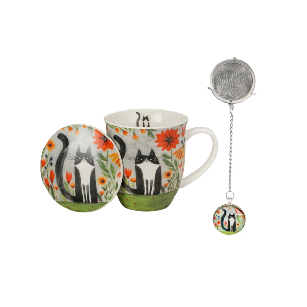 Šolja sa infuzerom CAT'S WORLD - MEADOW 