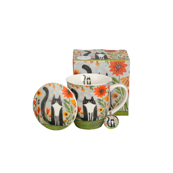 Šolja sa infuzerom CAT'S WORLD - MEADOW 