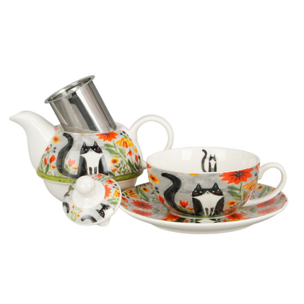 Čajnik sa infuzerom CAT'S WORLD - MEADOW 300ml 