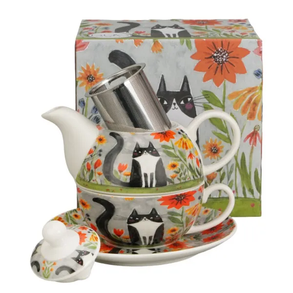 Čajnik sa infuzerom CAT'S WORLD - MEADOW 300ml 