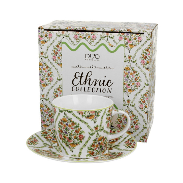 Šolja sa tanjirićem FIORI 240 ml 