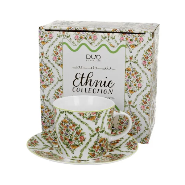 Šolja sa tanjirićem FIORI 240 ml 