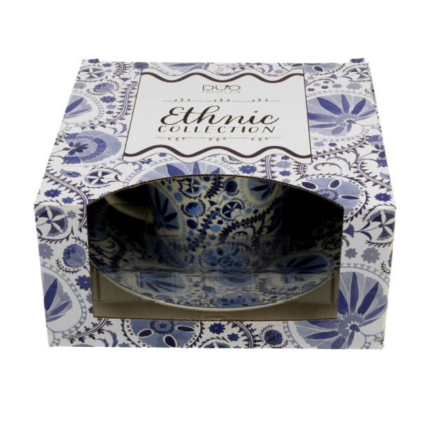 Šolja sa tanjirićem NARESH BLUE 240 ml 