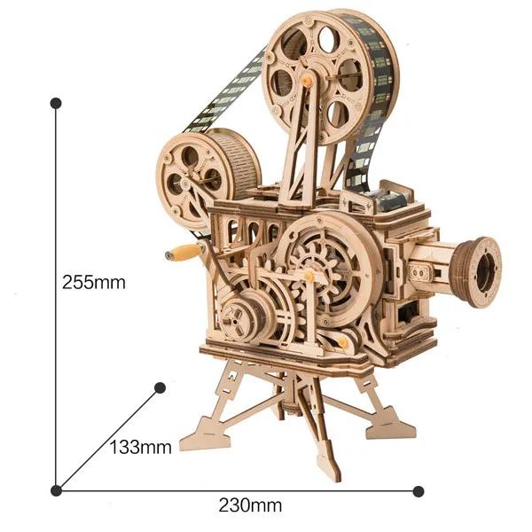 3D drvene puzzle FILMSKI PROJEKTOR - 183kom 