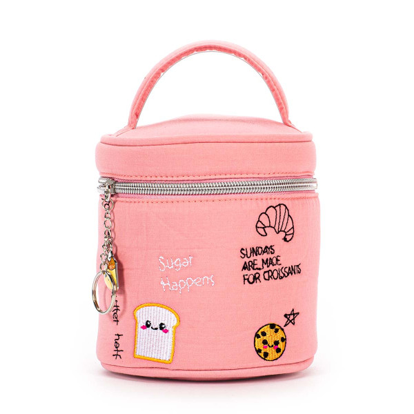 Pamučni neseser sa ručkom KAWAII Pink 
