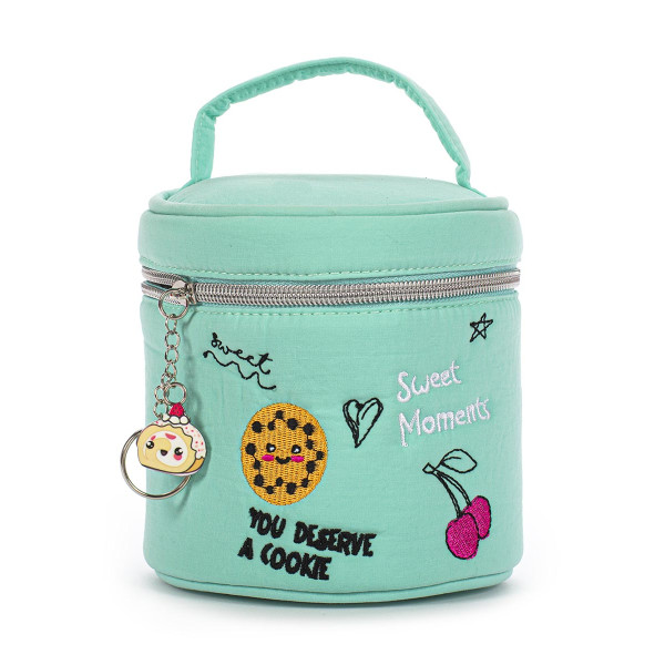 Pamučni neseser sa ručkom KAWAII Green 