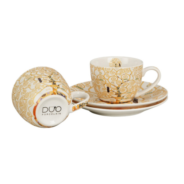 Set dve šolje za espreso KLIMT Tree of life 