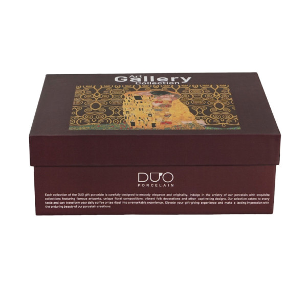 Set dve šolje za espreso KLIMT The Kis (Brown) 