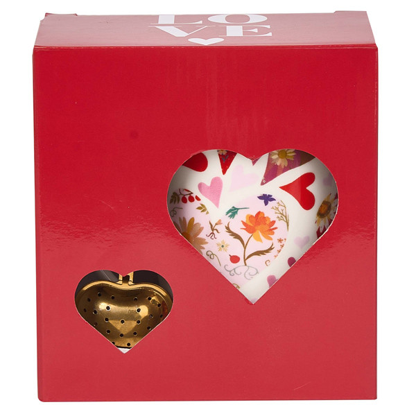 Šolja sa infuzerom PINK SRCA 