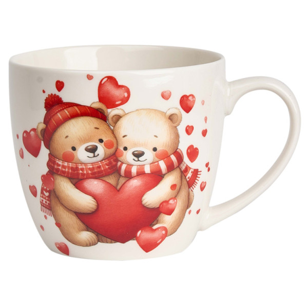 Šolja MEDE SA SRCIMA 460ml 