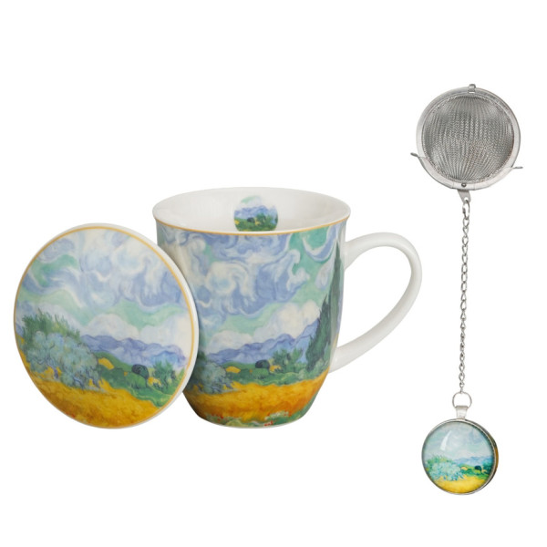 Šolja 400ml sa infuzerom VAN GOGH Wheat Field 