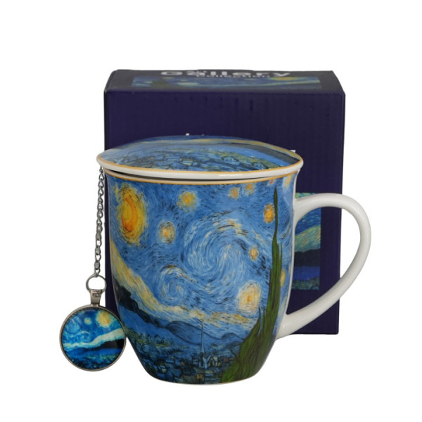 Šolja 400ml sa infuzerom VAN GOGH Starry Night 