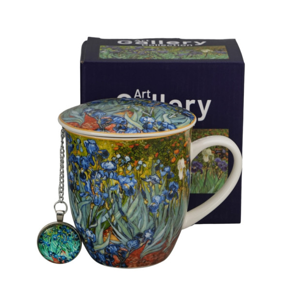 Šolja 400ml sa infuzerom VAN GOGH Irises 