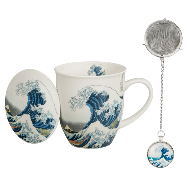 Šolja sa infuzerom THE GREAT WAVE - HOKUSAI 