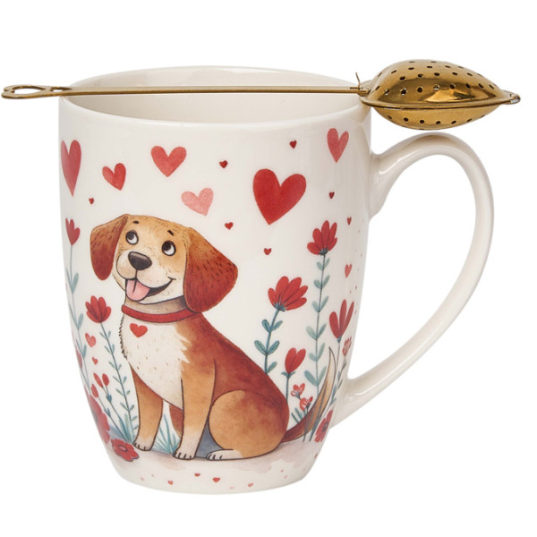 Šolja sa infuzerom u obliku srca KUCA 